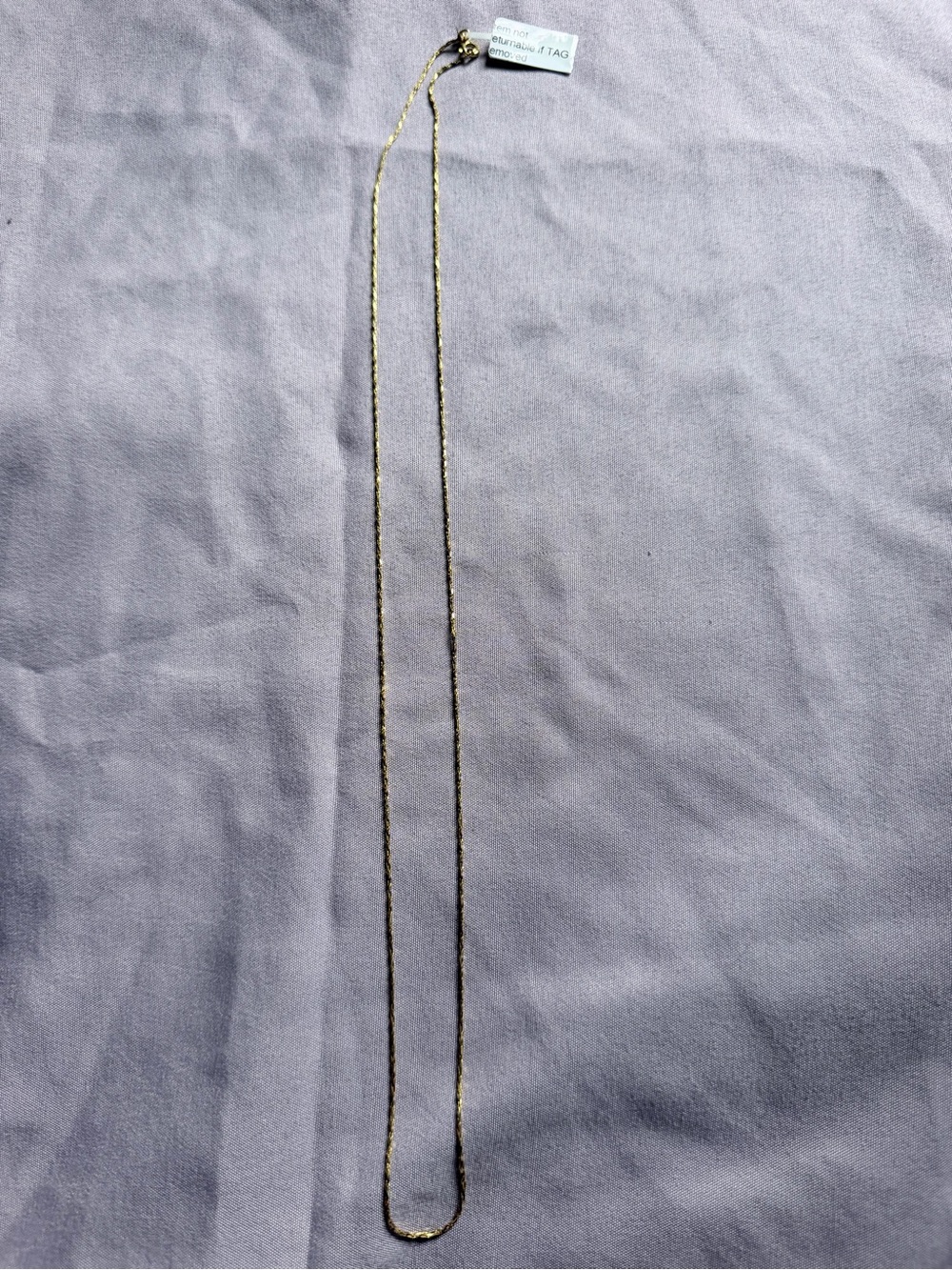 Delicate Gold Rope Chain Necklace - Women Jewelry